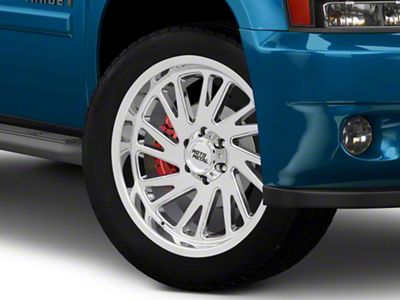 Moto Metal Combat Chrome 6-Lug Wheel; 24x12; -44mm Offset (25-26 4Runner)