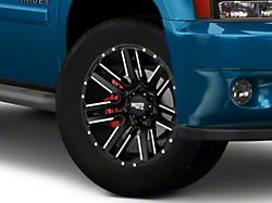 Moto Metal MO978 Razor Satin Black Machined 6-Lug Wheel; 20x9; 18mm Offset (25-26 4Runner)