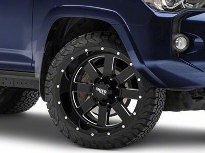 Moto Metal MO962 Gloss Black Milled 6-Lug Wheel; 22x10; -18mm Offset (10-24 4Runner)