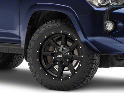 Moto Metal MO970 Gloss Black with Milled Lip 6-Lug Wheel; 20x9; 18mm Offset (10-24 4Runner)