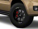 Moto Metal MO970 Gloss Black with Milled Spoke 6-Lug Wheel; 17x8; 0mm Offset (03-09 4Runner)