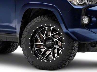 Moto Metal MO985 Breakout Gloss Black Machined 6-Lug Wheel; 20x9; 0mm Offset (10-24 4Runner)