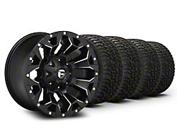 17x9 Fuel Wheels Assault & 33in Mickey Thompson All-Terrain Baja Boss A/T Tire Package (20-25 Jeep Gladiator JT)