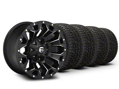 17x9 Fuel Wheels Assault & 33in Mickey Thompson All-Terrain Baja Boss A/T Tire Package (20-25 Jeep Gladiator JT)
