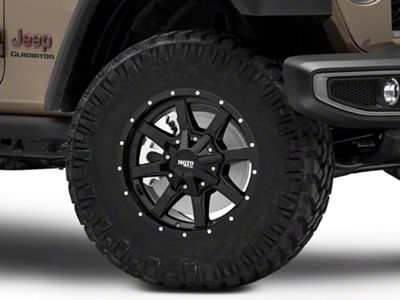 Moto Metal MO970 Gloss Black Wheel; 17x8; 0mm Offset (20-25 Jeep Gladiator JT)