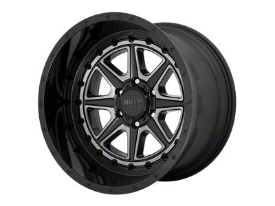 Moto Metal Phantom Gloss Black with Gray Tint Wheel; 20x10; -18mm Offset (20-25 Jeep Gladiator JT)