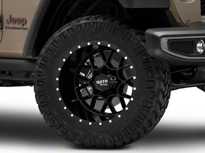 Moto Metal Siege Gloss Black Wheel; 20x9; 18mm Offset (20-25 Jeep Gladiator JT)