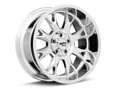 Moto Metal MO806 Chrome Wheel; 20x10; -18mm Offset (22-25 Jeep Grand Cherokee WL)