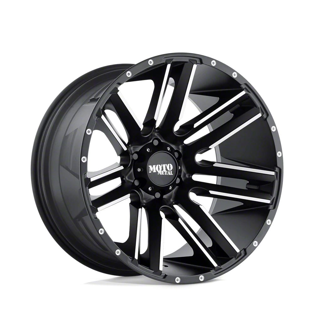 Moto Metal Jeep Grand Cherokee Razor Satin Black Machined Moto Metal Jeep Grand Cherokee Razor Satin Black Machined