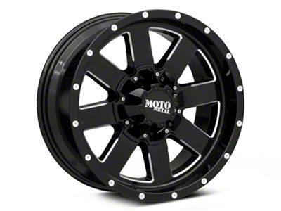 Moto Metal MO962 Gloss Black Milled Wheel; 20x9; 0mm Offset (99-04 Jeep Grand Cherokee WJ)
