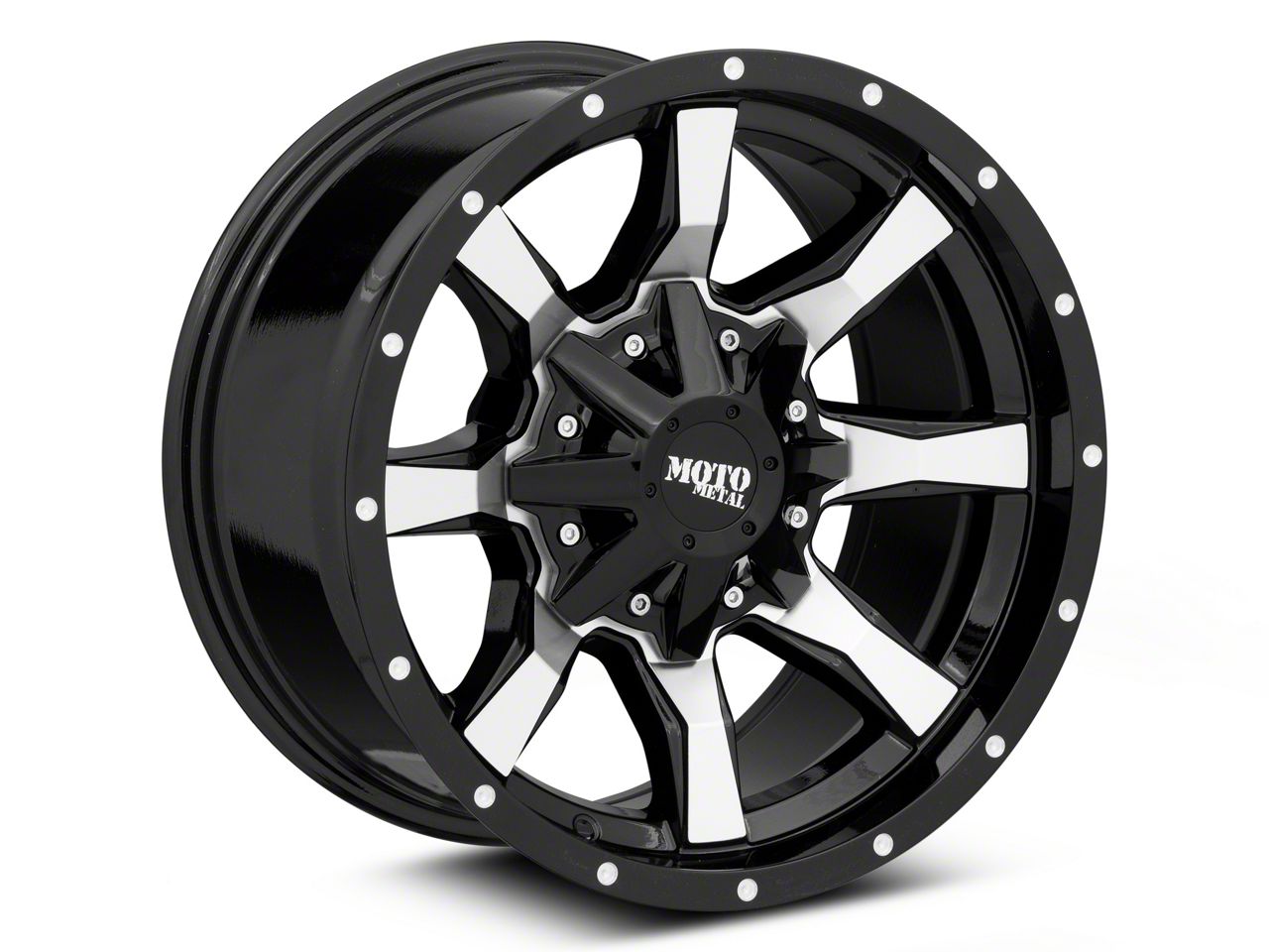 Moto Metal Jeep Grand Cherokee Sniper Gloss Black Milled