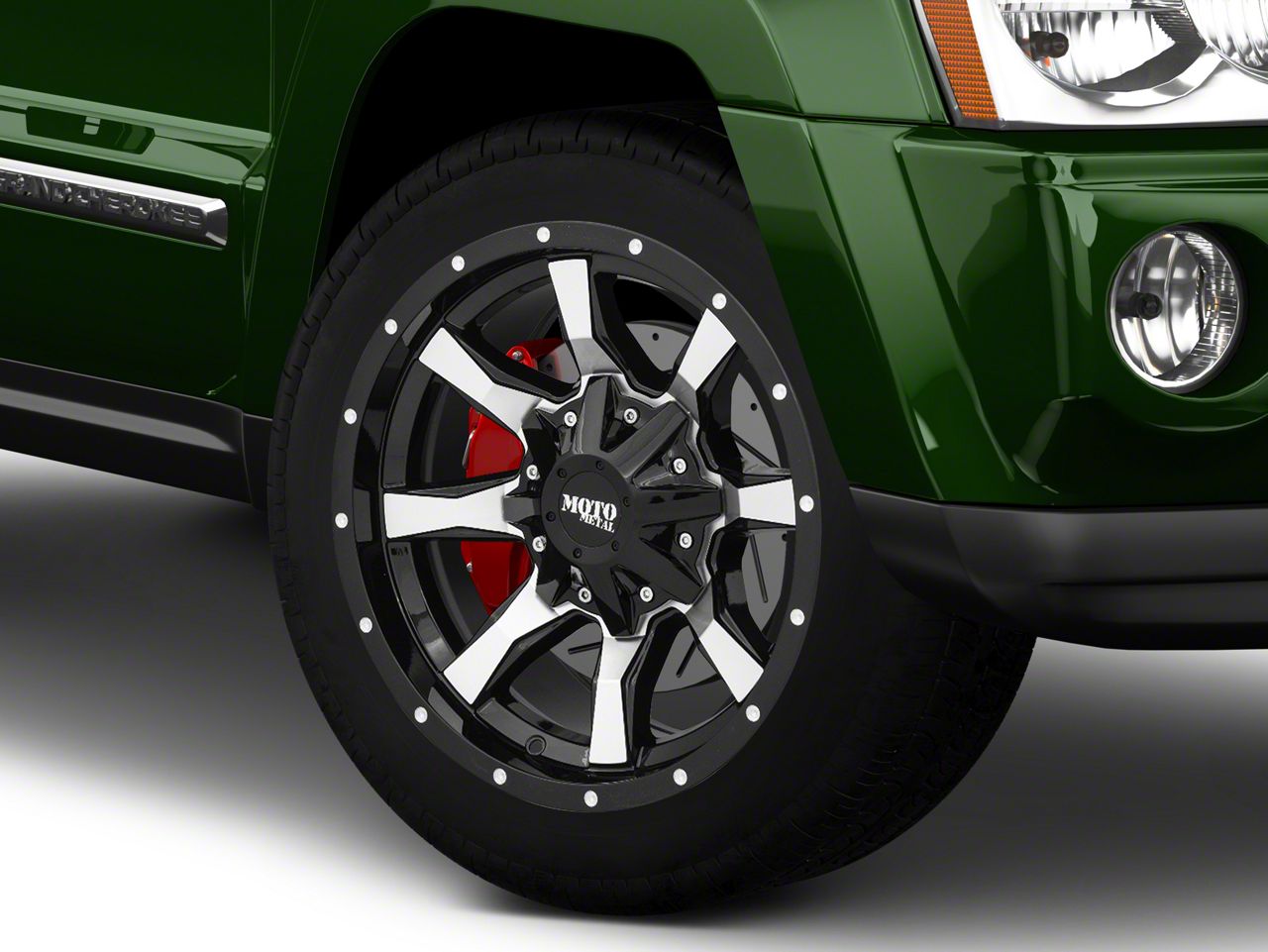 Moto Metal Jeep Grand Cherokee MO970 Gloss Black Machined