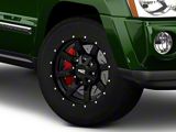 Moto Metal MO970 Gloss Black with Milled Lip Wheel; 18x10; -24mm Offset (05-10 Jeep Grand Cherokee WK)