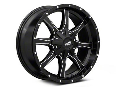 Moto Metal MO970 Semi-Gloss Black Milled Wheel; 20x10; -18mm Offset (11-21 Jeep Grand Cherokee WK2)