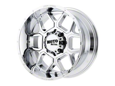 Moto Metal Spade Chrome Wheel; 20x10; -24mm Offset (07-18 Jeep Wrangler JK)