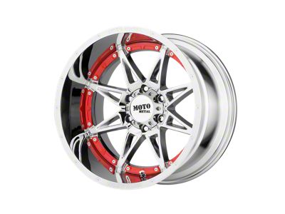 Moto Metal Hydra Chrome Wheel; 20x9; 0mm Offset (18-25 Jeep Wrangler JL)