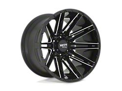 Moto Metal Kraken Gloss Black Milled Wheel; 20x10; -18mm Offset (18-26 Jeep Wrangler JL)