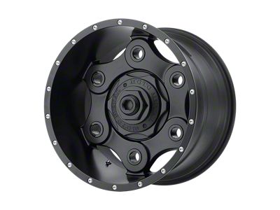 Moto Metal Link Blackout Wheel; 18x10; -24mm Offset (18-25 Jeep Wrangler JL)