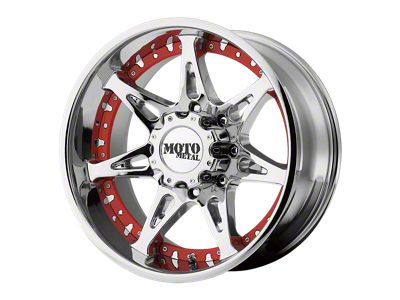 Moto Metal MO961 Chrome Wheel; 18x10; -24mm Offset (76-86 Jeep CJ7)