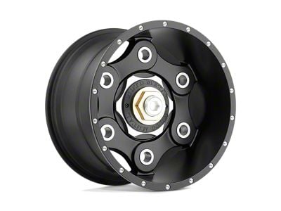Moto Metal Link Satin Black 6-Lug Wheel; 20x10; -24mm Offset (16-23 Tacoma)