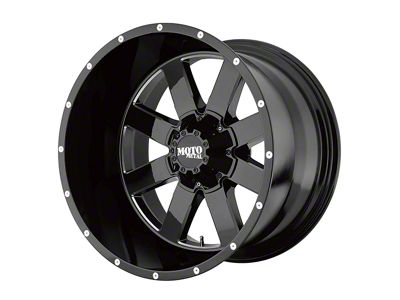 Moto Metal MO962 Gloss Black Milled 6-Lug Wheel; 18x9; 0mm Offset (17-24 Titan)