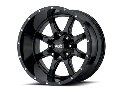 Moto Metal MO970 Gloss Black 6-Lug Wheel; 18x9; 18mm Offset (17-24 Titan)