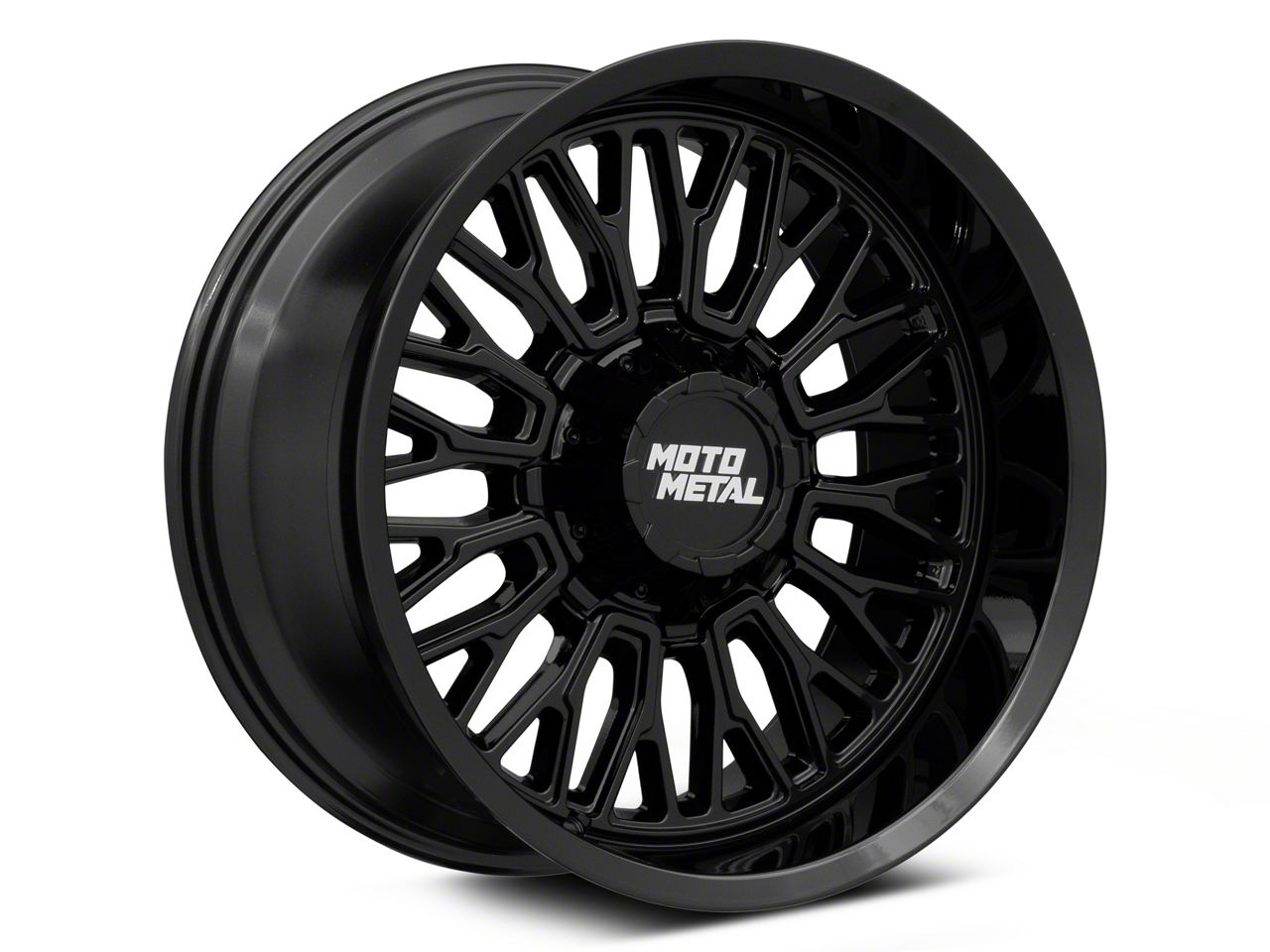Moto Metal Titan MO962 Gloss Black Milled 6-Lug Wheel; 18x12 Moto Metal Titan MO962 Gloss Black Milled 6-Lug Wheel; 18x12