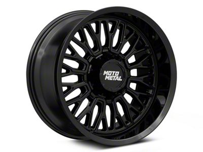 Moto Metal Stinger Gloss Black 6-Lug Wheel; 20x9; 18mm Offset (17-24 Titan)
