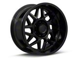 Moto Metal Turbine Gloss Black 6-Lug Wheel; 20x10; -18mm Offset (17-24 Titan)