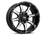 Moto Metal MO970 Gloss Black Machined 6-Lug Wheel; 20x10; -24mm Offset (16-24 Titan XD)