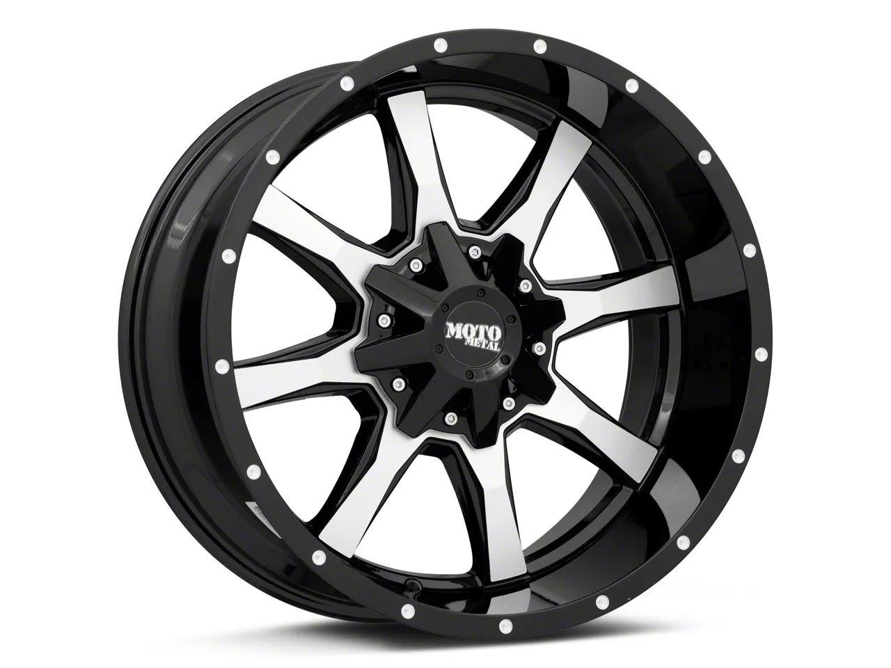 Moto Metal Titan XD MO992 Gloss Black Milled 6-Lug Wheel