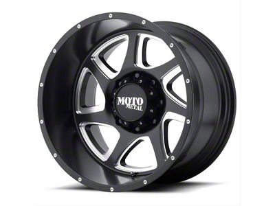 Moto Metal MO976 Satin Black Milled 6-Lug Wheel; 18x9; 18mm Offset (16-24 Titan XD)