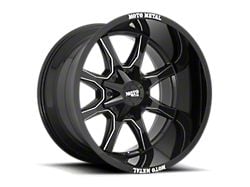 Moto Metal MO970 Gloss Black Milled 5-Lug Wheel; 20x10; 12mm Offset (14-21 Tundra)