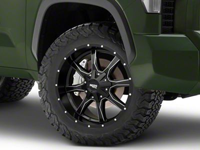 Moto Metal MO970 Semi Gloss Black Milled 6-Lug Wheel; 20x10; -18mm Offset (22-25 Tundra)