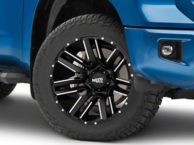 Moto Metal MO978 Razor Satin Black Machined 5-Lug Wheel; 20x10; -24mm Offset (14-21 Tundra)