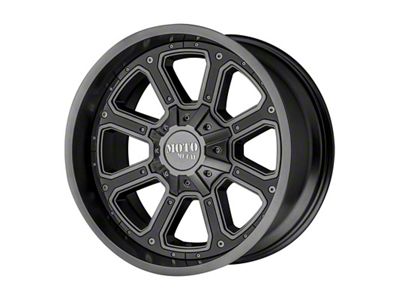 Moto Metal MO984 Shift Matte Gray with Gloss Black Inserts 6-Lug Wheel; 20x9; 30mm Offset (22-25 Tundra)