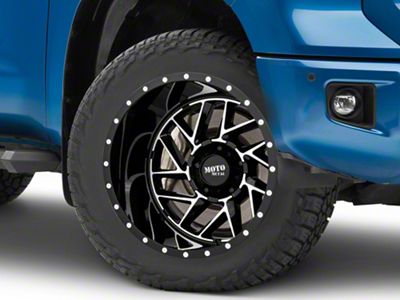 Moto Metal MO985 Breakout Gloss Black Machined 5-Lug Wheel; 20x9; 18mm Offset (14-21 Tundra)