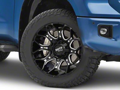 Moto Metal Sniper Gloss Black Milled 5-Lug Wheel; 20x10; -18mm Offset (14-21 Tundra)
