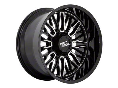 Moto Metal Stinger Gloss Black Machined 6-Lug Wheel; 20x10; -18mm Offset (22-25 Tundra)