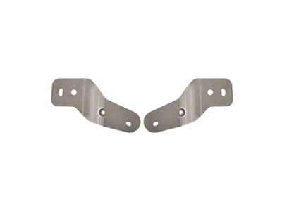 Motobilt A-Pillar Light Mounts; Bare Steel (21-25 Bronco)