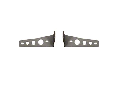 Motobilt Front Bumper Mount for Baja Designs Linkable Lights; Bare Steel (21-25 Bronco w/ Modular Front Bumper)