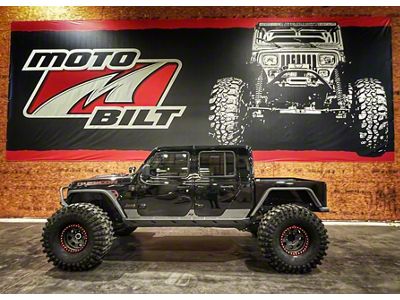 Motobilt Bobbed Replacement Bed; Steel; Raw (20-26 Jeep Gladiator JT)