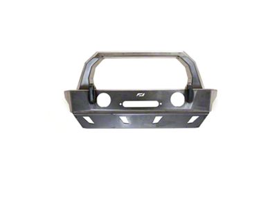 Motobilt Bolt-On Fabricated Bull Bar for Crusher Bumpers; Bare Steel (20-25 Jeep Gladiator JT)