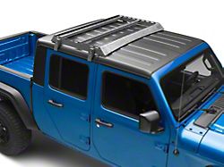 Motobilt Half Cab Roof Rack; Bare Steel (20-26 Jeep Gladiator JT w/ Hard Top)