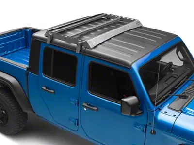 Motobilt Half Cab Roof Rack; Bare Steel (20-25 Jeep Gladiator JT w/ Hard Top)