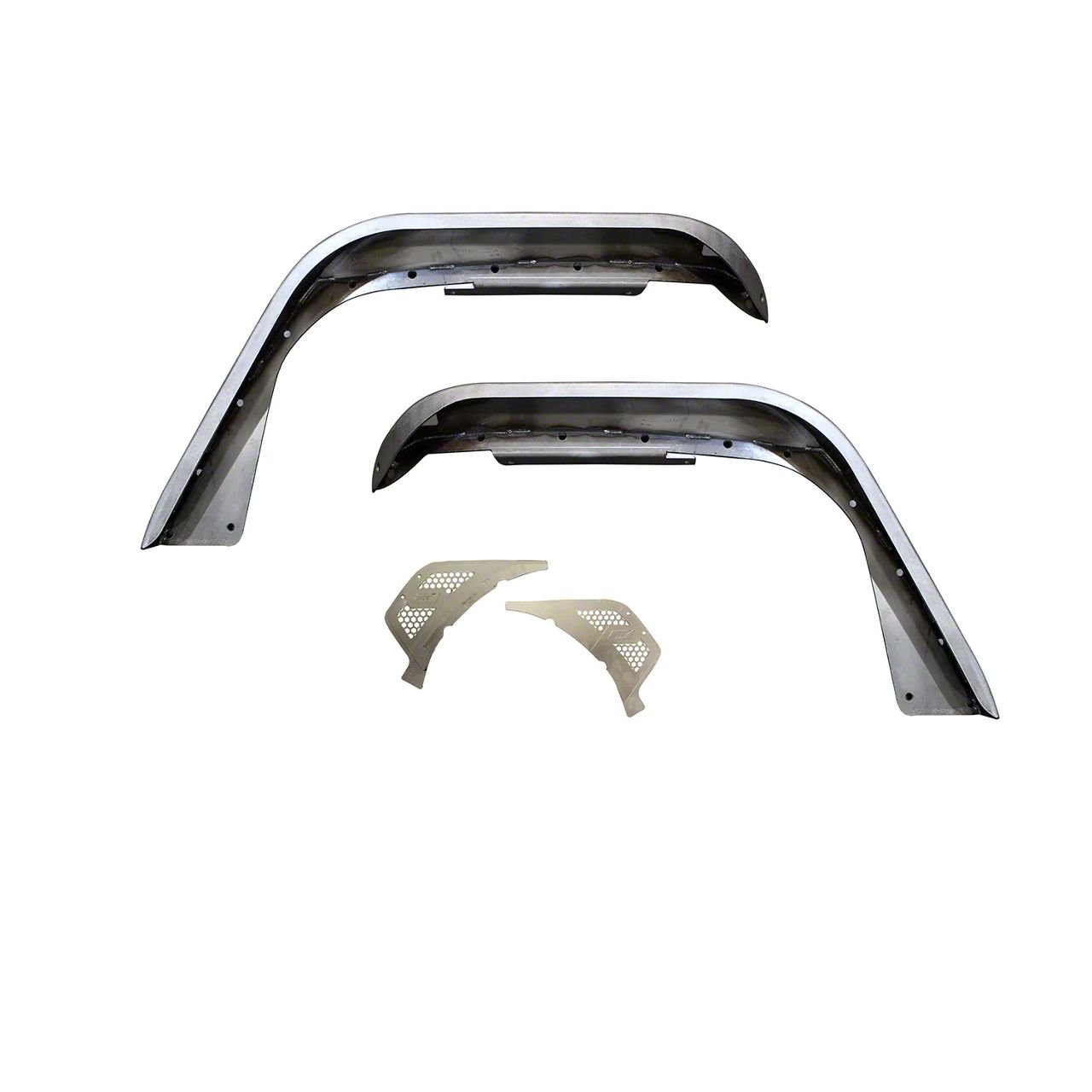 Motobilt Jeep Gladiator Highline Front Fenders; Bare Steel