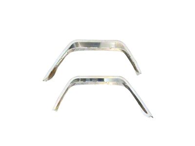 Motobilt Highline Rear Fenders; Bare Aluminum (20-25 Jeep Gladiator JT)