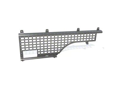 Motobilt MOLLE Bed Rack; Driver Side Panel; Bare Steel (20-25 Jeep Gladiator JT)