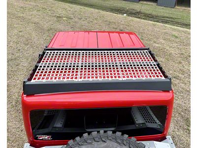 Motobilt MOLLE Panel for Motobilt Roof Racks; Bare Steel (Universal; Some Adaptation May Be Required)