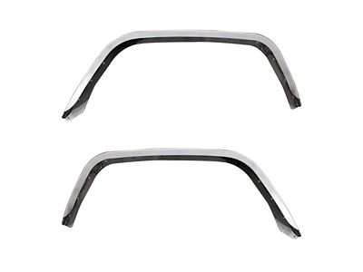 Motobilt Rear Fender Flares; Bare Steel (20-25 Jeep Gladiator JT)
